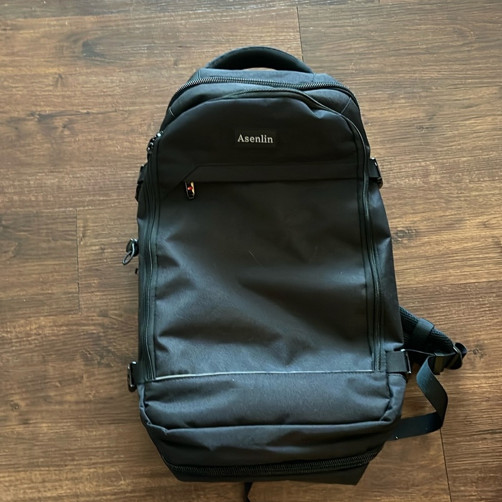 Travel back pack with packing cubes